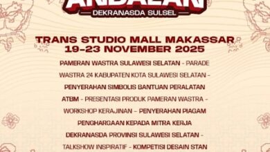 Expo Kreatif Andalan 2025: Wadah UMKM Sulsel Tunjukkan Karya dan Daya Saing ke Pasar Global