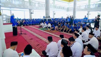 Kukuhkan Pengurus Baru, Bupati Talenrang Harap Masjid Agung Syekh Yusuf Gowa Jadi Pusat Keagamaan