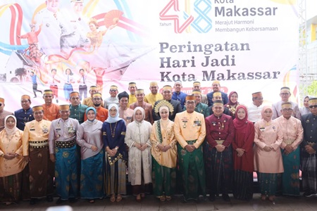 Kepala Daerah se-Sulsel Hadiri Perayaan HUT ke-418 Kota Makassar