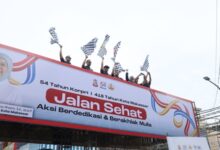 31 Ribu Warga Tumpah Ruah di Losari, Semarak Jalan Santai Warnai HUT Kota Makassar