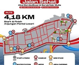 Jalan Santai HUT KORPRI dan HUT ke-418 Kota Makassar Besok, Ini Rutenya