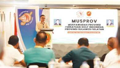 Sekda Jufri Rahman Buka Musprov PGI Sulsel: Dorong Golf Sebagai Motor Regenerasi Atlet dan Daya Tarik Wisata