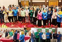 Mewakili Wali Kota Asisten 3 Pemkot Palu Hadiri Pelantikan Pengurus KAHMI dan HIPKA Sulteng