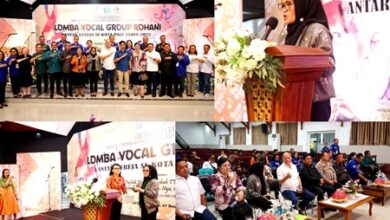 Wakili Wali Kota, Sekda Palu Hadiri Pembukaan Lomba Vokal Group Antar Gereja