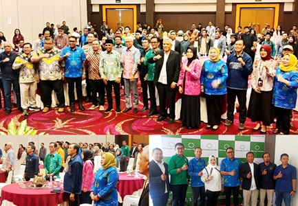 Mewakili Wali Kota Asisten 3 Pemkot Palu Hadiri Pelantikan Pengurus KAHMI dan HIPKA Sulteng