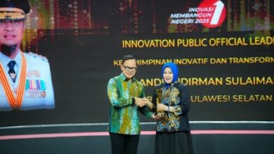 Andi Sudirman Sulaiman Raih Penghargaan Pemimpin Inovatif dan Transformatif