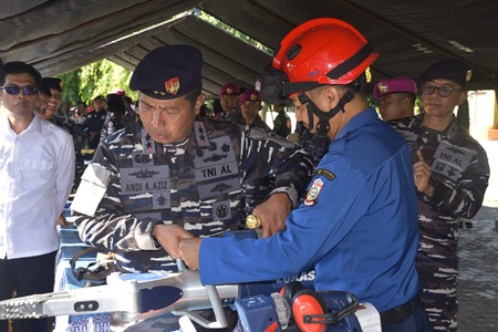 Dankodaeral VI Pimpin Apel Gelar Kesiapan Satgas Tanggap Bencana Kodaeral VI