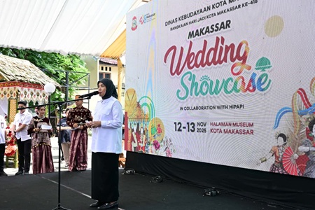 Buka Makassar Wedding Showcase 2025, Aliyah: Ajak Generasi Muda Cinta Budaya Lokal