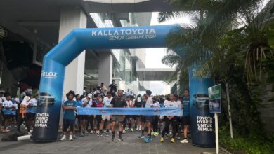 450 Pelari Ramaikan Veloz Hybrid Fun Run 5K, Panggung Perdana Toyota Veloz Hybrid di Makassar