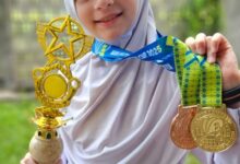 Atlet Tenis SD Islam Athirah 2 Sabet Dua Gelar di Piala Wali Kota Makassar 2025