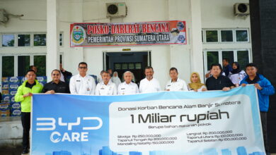 BYD Motor Indonesia Salurkan Bantuan Tanggap Darurat Rp1,5 Miliar untuk Korban Banjir di Sumatera