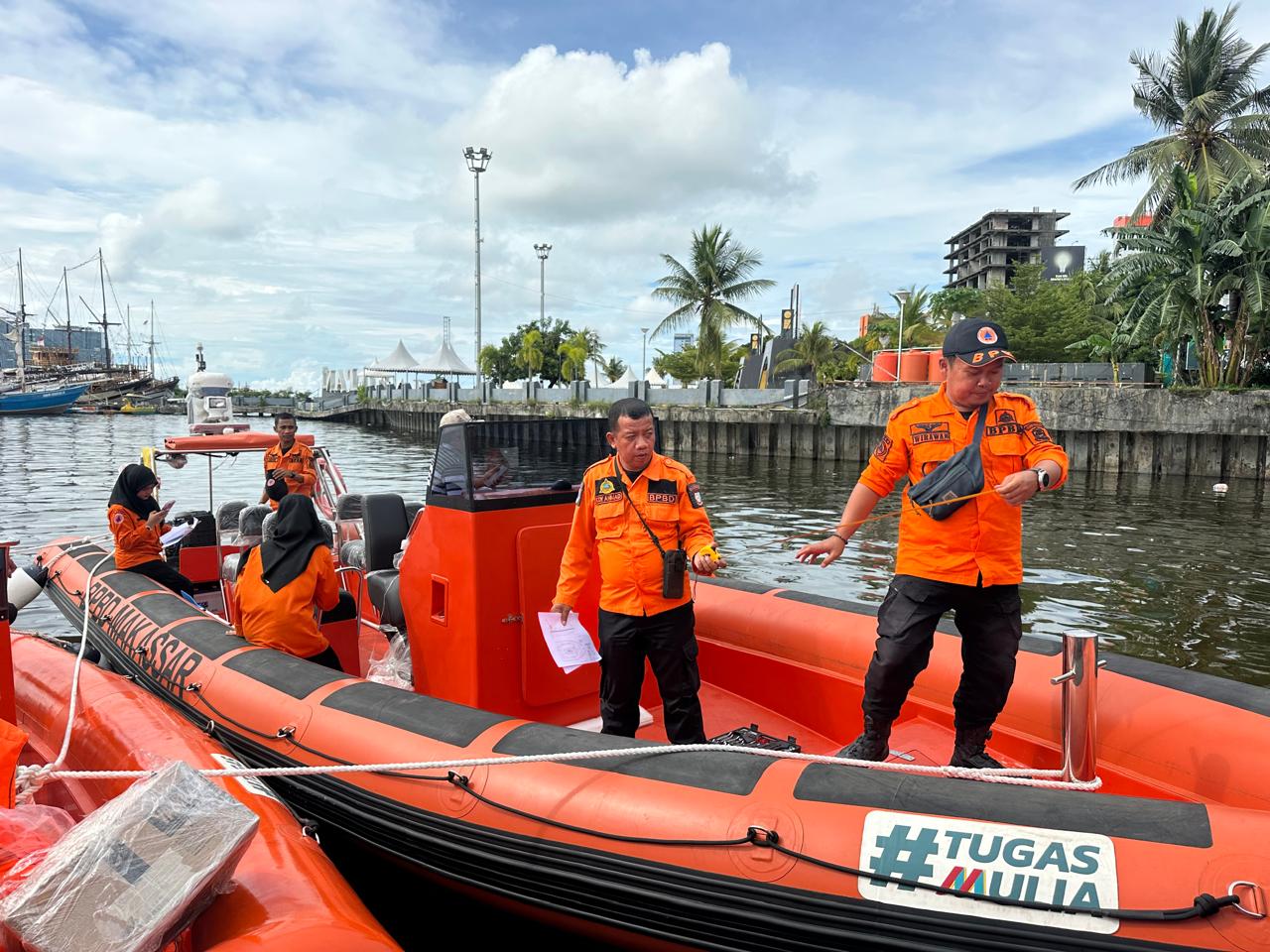 Cuaca Ekstrem Mengintai, BPBD Makassar Perkuat Patroli Laut dan Peringatan Dini