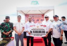 Gubernur Sulsel Serahkan Bantuan Keuangan Rp10 M di Peresmian Kolam Labu Bentenge Bulukumba