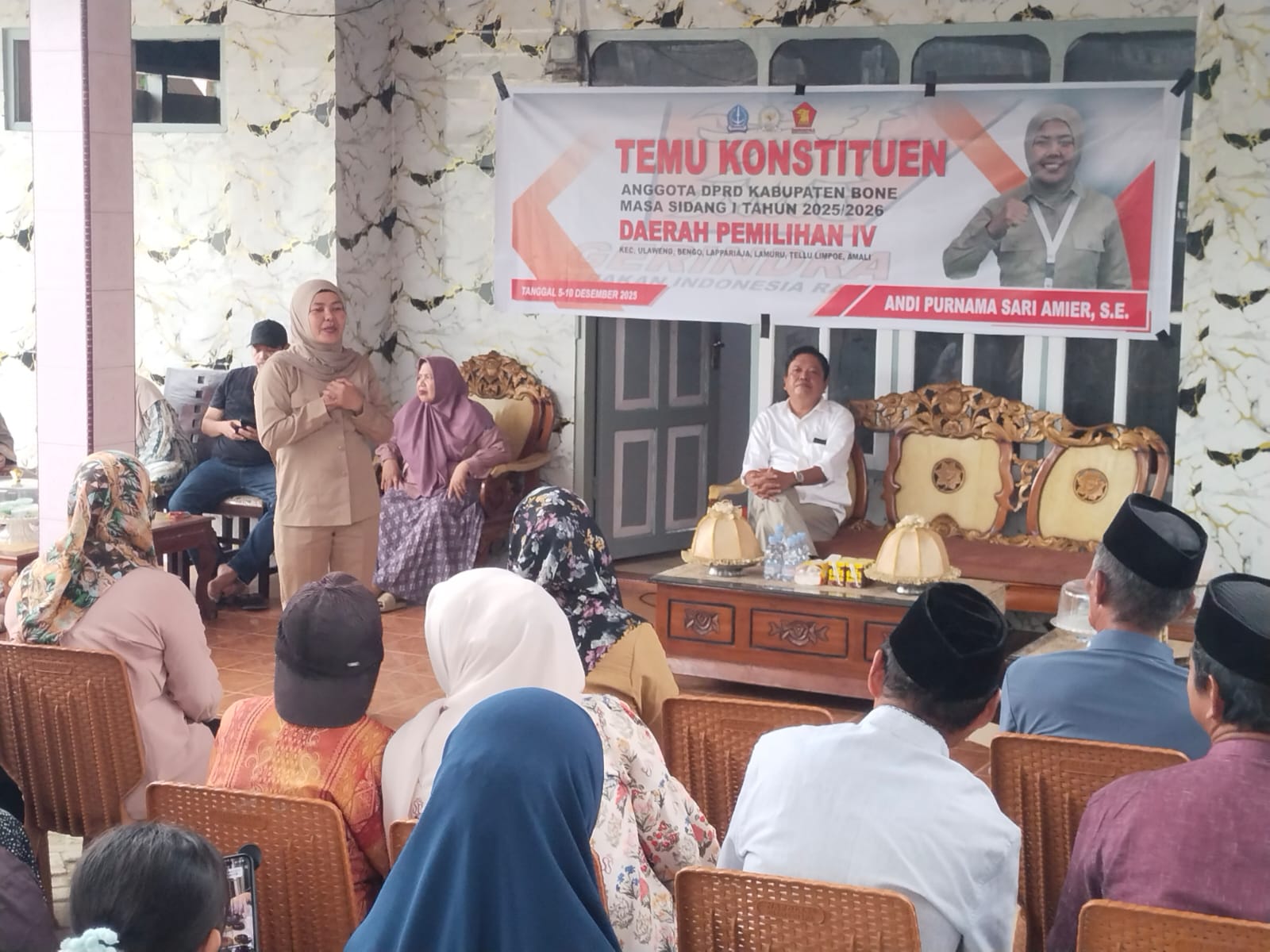 Gelar Reses Masa Sidang I di Desa Pallawa Rukka, Puang Chece Diserbu Emak-Emak Sampaikan Aspirasi