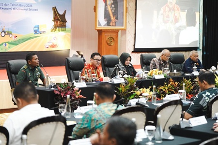 High Level Meeting, Sekda Sulsel Jufri Rahman Dorong Roadmap TP2DD 2026-2030 dan Optimalisasi KKPD