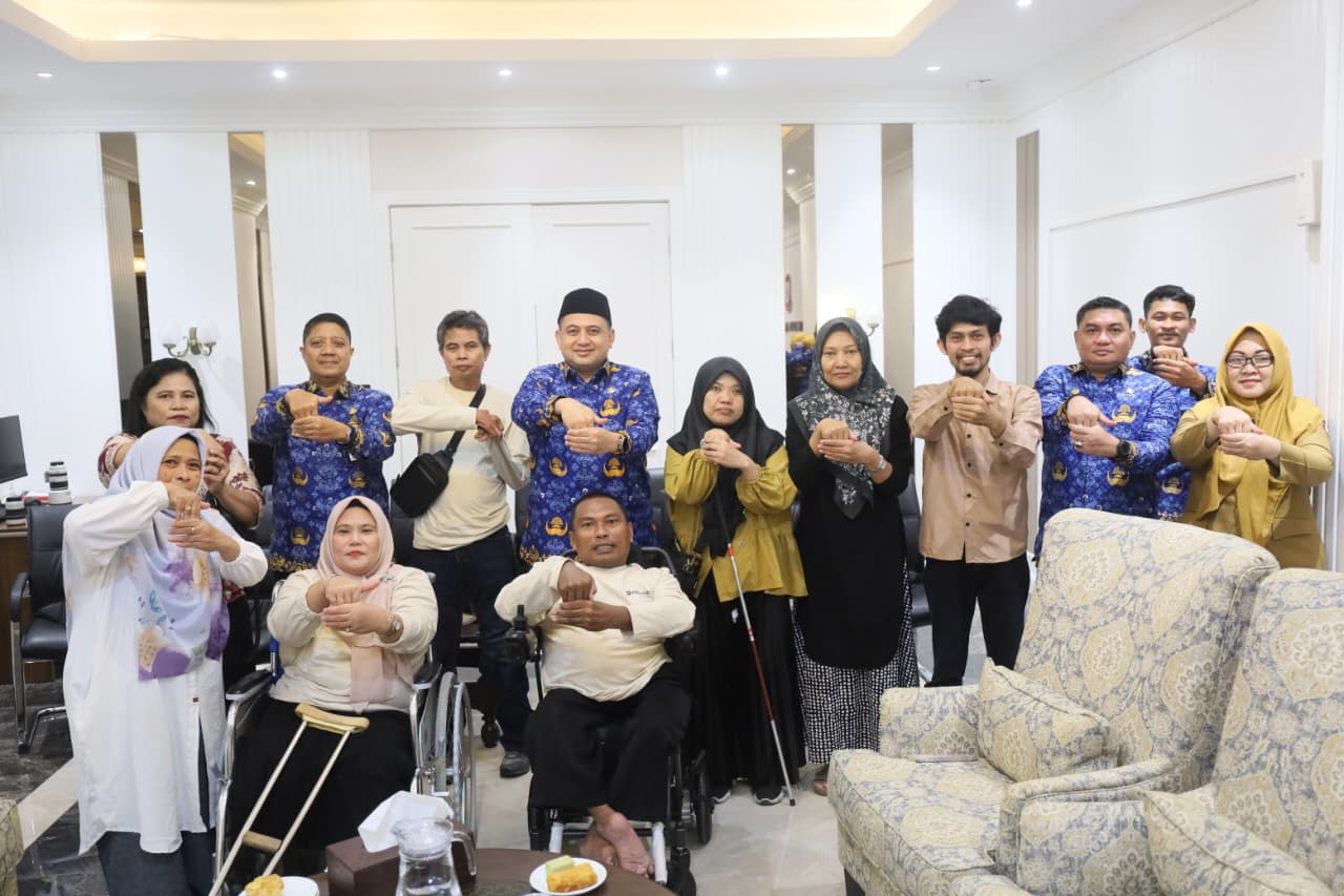 Komunitas Disabilitas Temui Wali Kota Makassar Munafri, Dukung Deklarasi Kota Inklusi