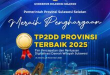 Gubernur Sulsel: Penghargaan TP2DD 2025 Jadi Motivasi Kita Terus BeKerja Lebih Baik