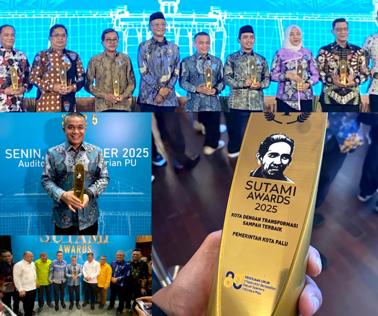 Kota Palu Jadi Kota dengan Transformasi Pengelolaan Sampah Terbaik Nasional