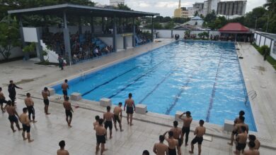Semarakkan Hari Armada RI 2025, Kodaeral VI Gelar Lomba Renang Antar Satuan Kerja