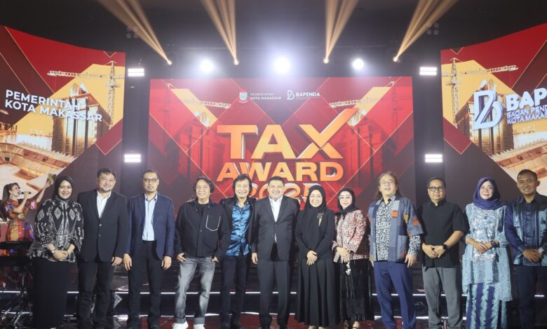 PAD Tembus Rp1,8 Triliun, Pemkot Makassar Apresiasi Wajib Pajak di Tax Award 2025