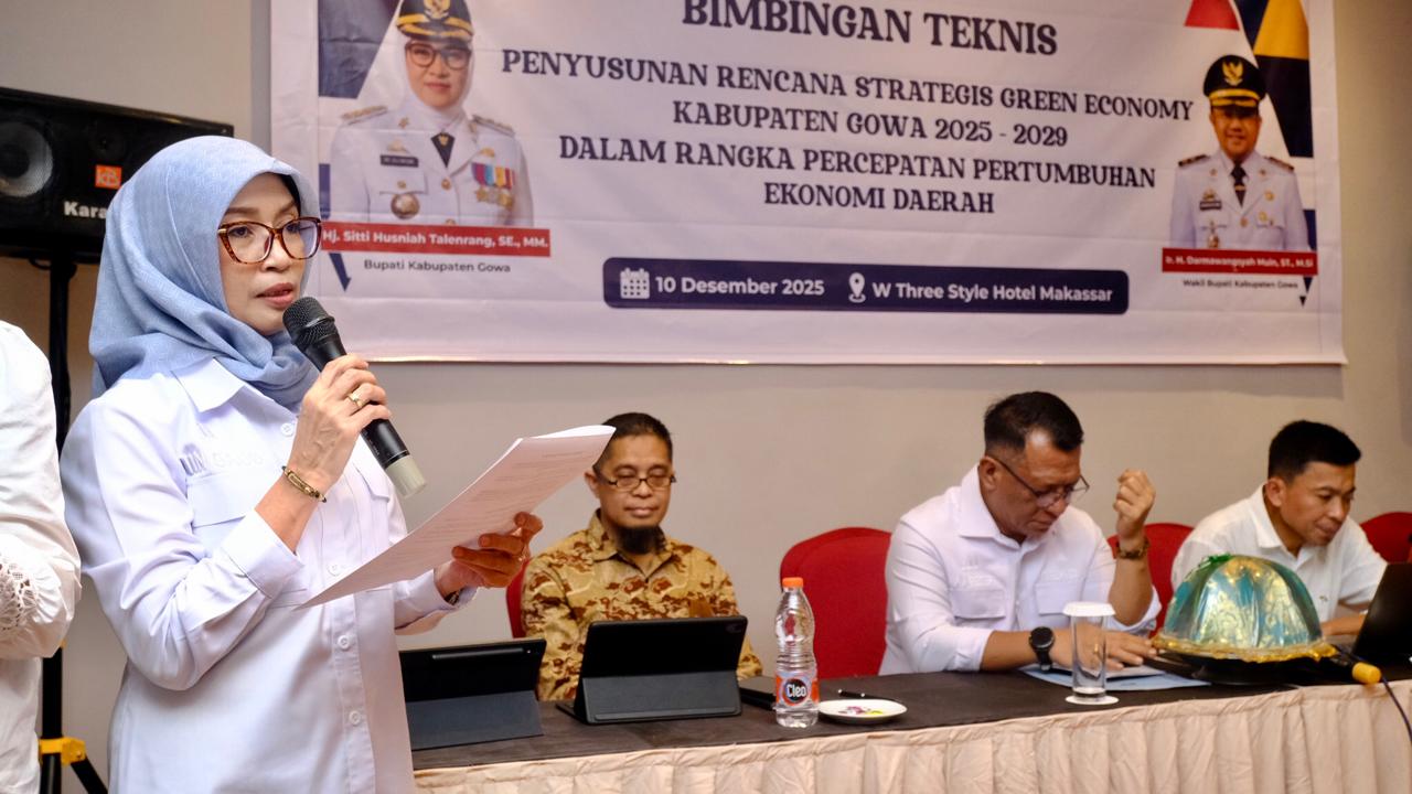 Dorong Pertumbuhan Ekonomi Ramah Lingkungan, Pemkab Gowa Susun Renstra Green Economy 2025-2029