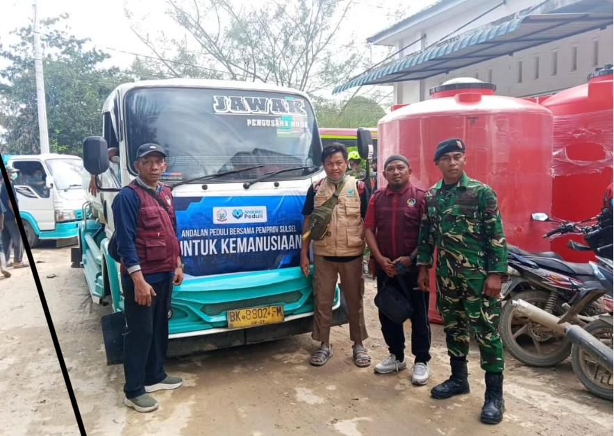 Gubernur Sulsel Salurkan Tiga Truk Air Bersih Siap Minum untuk Korban Banjir Aceh Tamiang