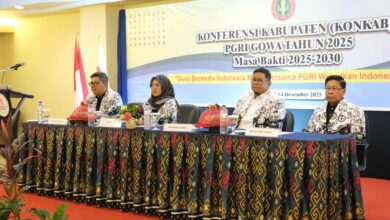 Buka KONKAB PGRI 2025, Bupati Gowa Tegaskan Kualitas Guru Tentukan Generasi Masa Depan