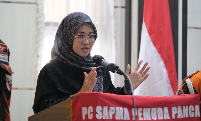 Hadiri Pelantikan SAPMA PP Gowa, Bupati Talenrang Harap Mampu Berkontribusi dalam Pembangun Daerah