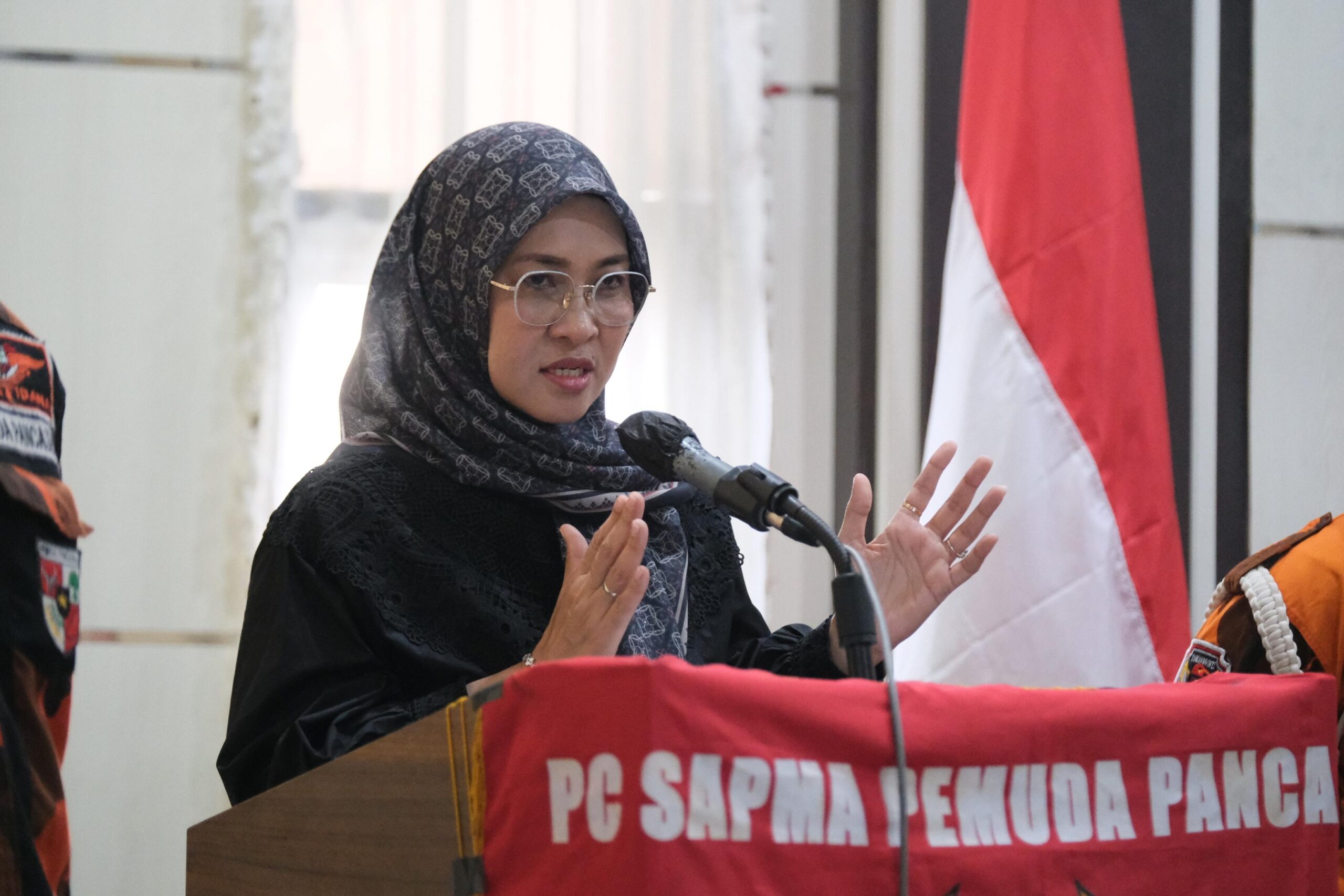 Hadiri Pelantikan SAPMA PP Gowa, Bupati Talenrang Harap Mampu Berkontribusi dalam Pembangun Daerah