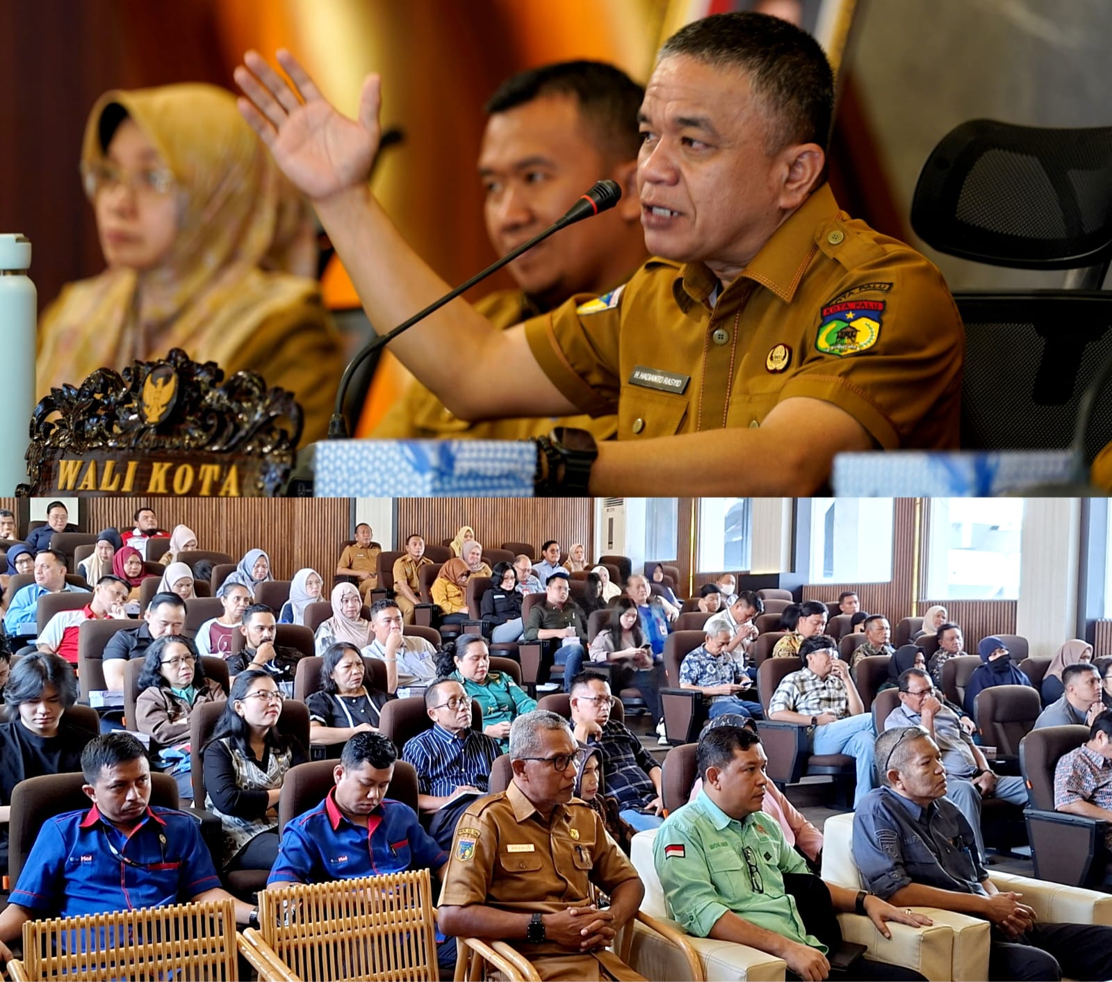 Wali Kota Palu Gelar Pertemuan Bersama Pelaku Usaha Industri Bahas Optimalisasi Pelaksanaan CSR