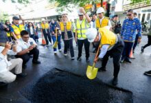 Gubernur Sulsel Resmi Groundbreaking Preservasi Paket 1 MYC Jalan Hertasning Senilai Rp430 Miliar