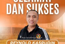 Reynold Kasrudin Terpilih Sebagai Ketua Umum KONI Kota Palu Periode 2025–2029