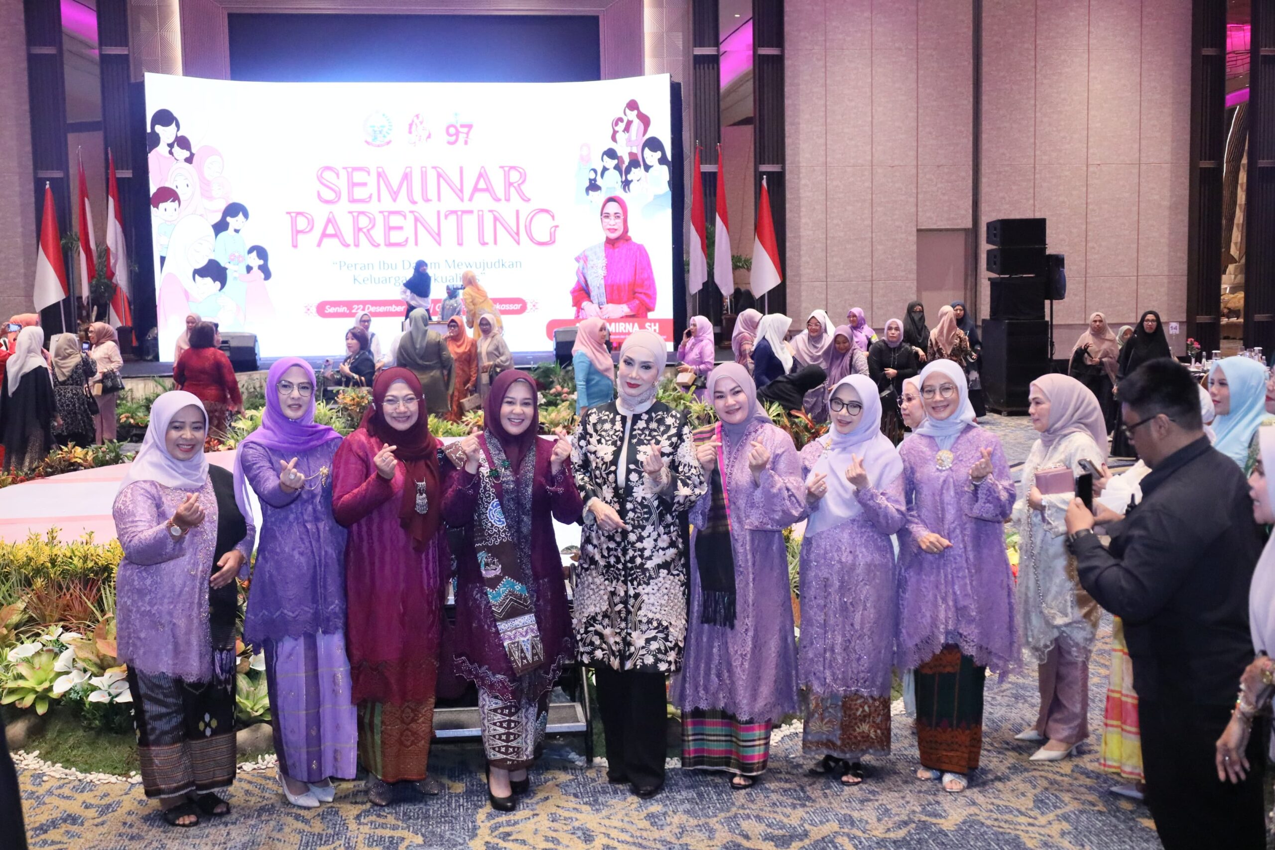 Ketua Daerah Kodaeral VI Gabungan Jalasenastri Koarmada RI Hadiri Acara Puncak PHI Ke-97 Tingkat Provinsi Sulawesi Selatan