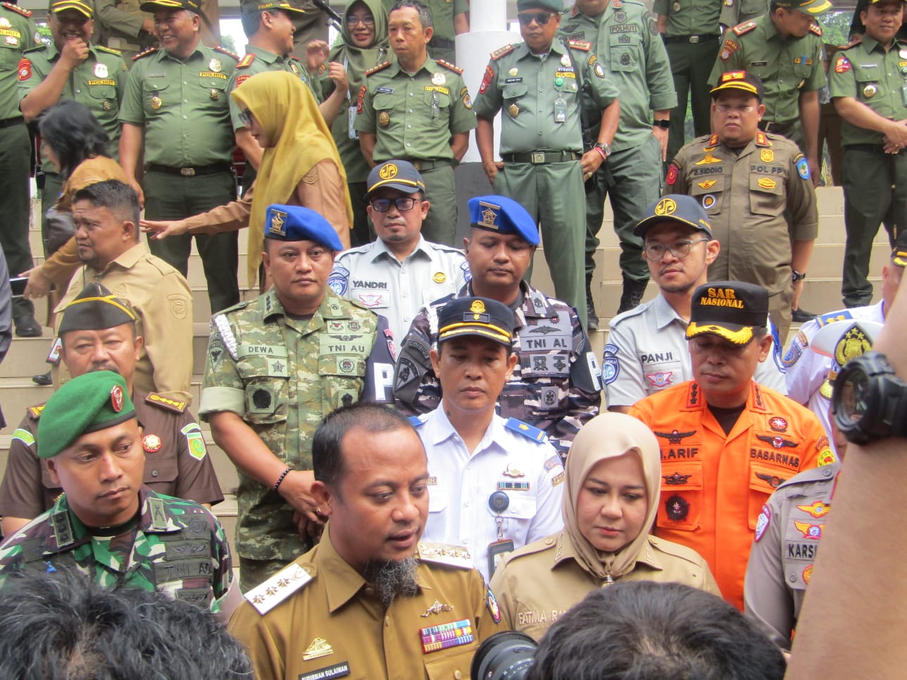 Danpom Kodaeeal VI Hadiri Apel Gelar Pasukan Perayaan Nataru 2025 Provinsi Sulsel