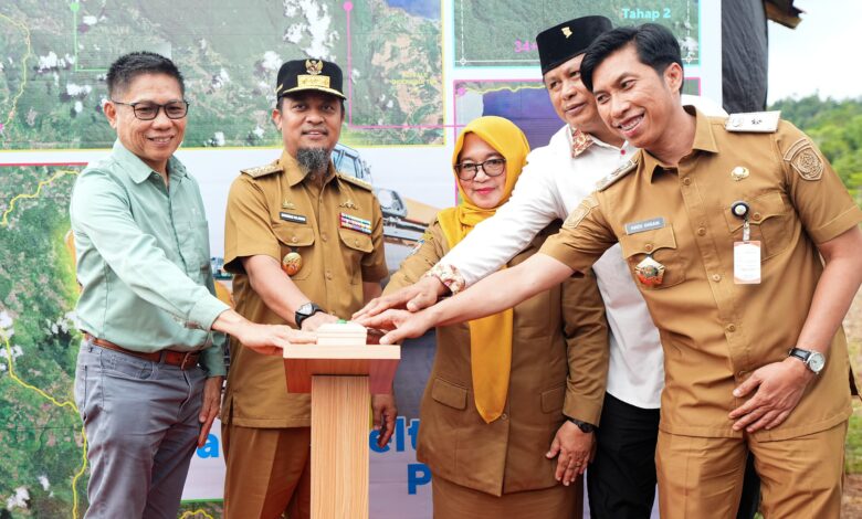 Gubernur Sulsel Lakukan Groundbreaking Matano Belt Road, Hubungkan Luwu Timur–Sulteng via Darat