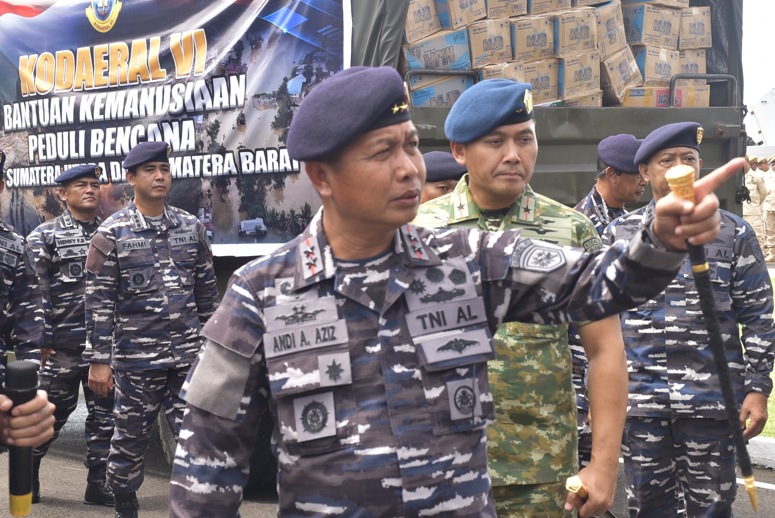 Dankodaeral VI Melepas Bantuan Kemanusiaan Peduli Bencana untuk Aceh, Sumut, dan Sumbar