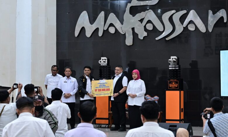 Munafri-Aliyah Apresiasi Drum Corps Makassar atas Prestasi Juara Umum JDCI 2025