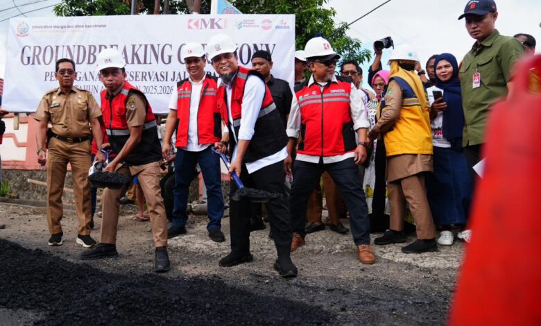 Groundbreaking Paket 3 MYC, Gubernur Sulsel Benahi 254 Km Jalan di Kabupaten Sidrap