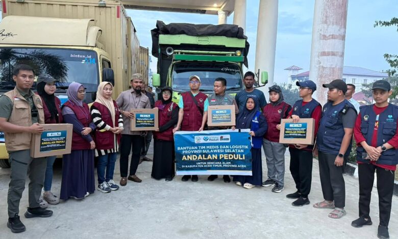 Gubernur Sulsel Salurkan Bantuan Rp1 Miliar Lebih dan Kirim Tim Kemanusiaan ke Aceh Timur