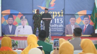 Hadiri Milad Muhammadiyah ke-113, Munafri Ajak Perkuat Sosial dan Ekonomi Bangun Kota