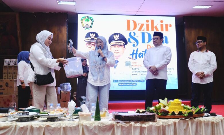 Bupati Talenrang Ajak Relawan Hati Damai Wujudkan Gowa yang Lebih Maju