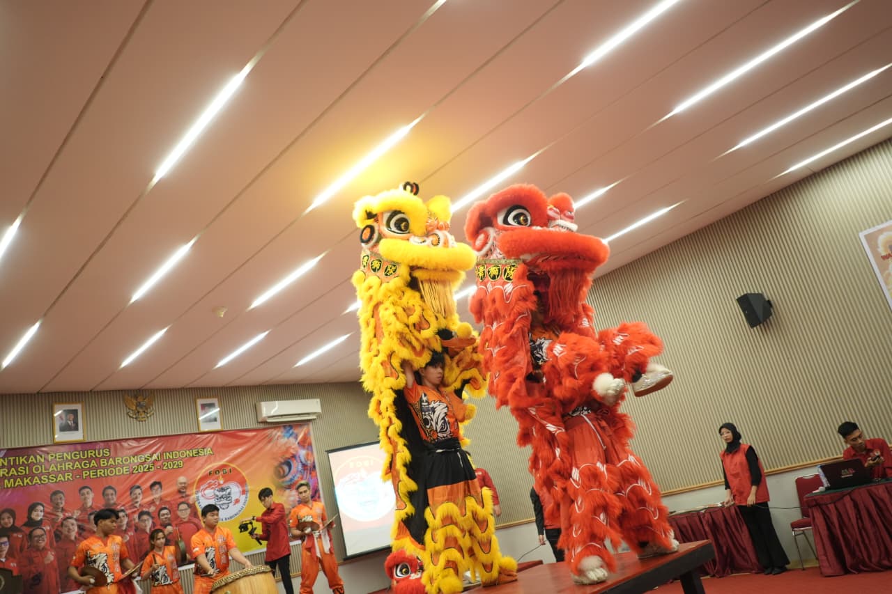 FOBI Makassar Dilantik, Wali Kota Munafri Apresiasi Peran Barongsai Bangun Kohesi Sosial