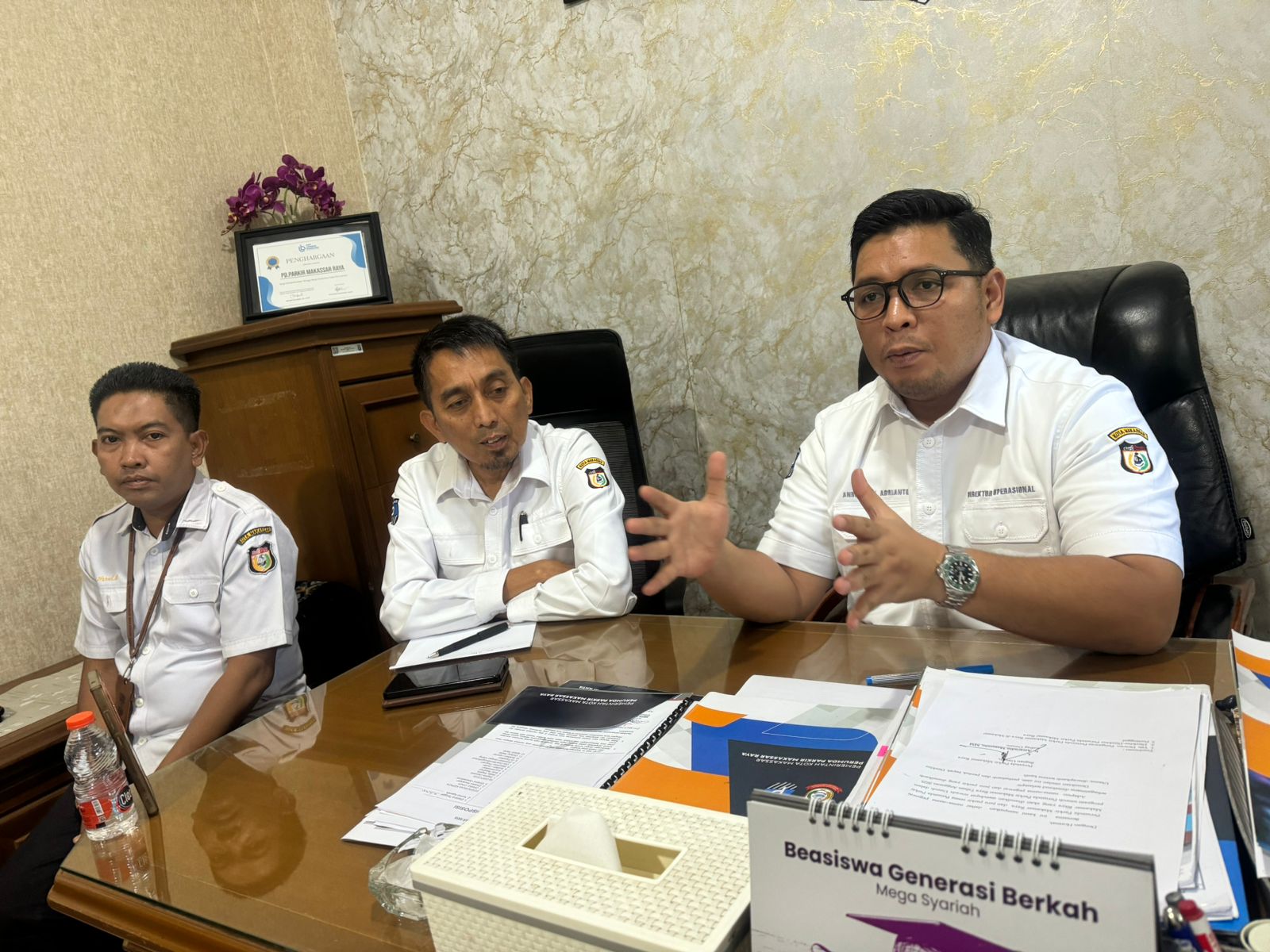 Belum Setahun Bekerja, Direksi Baru PD Parkir Makassar 2025 Bukukan Laba Rp2,5 Miliar, Dividen Tembus Rp2 Miliar