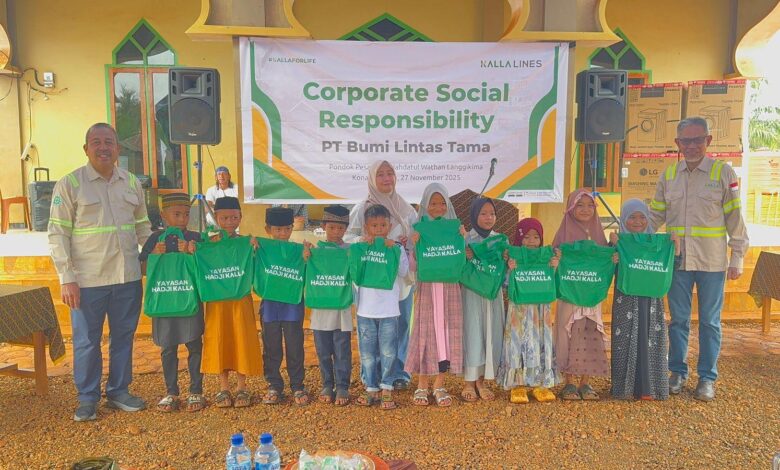 Kalla Lines Salurkan Bantuan Pendidikan dan Fasilitas ke Ponpes Nurul Bustan NW Konawe Utara