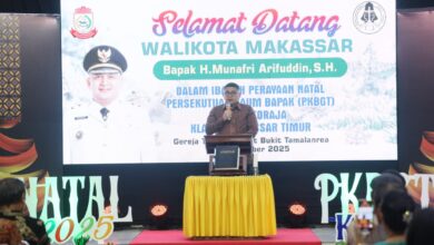 Munafri Tegaskan Pentingnya Moderasi Beragama di Perayaan Natal PKBGT Makassar Timur