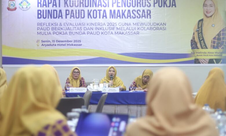 Pokja Bunda PAUD Makassar Evaluasi Kinerja 2025, Perkuat Kolaborasi Wujudkan PAUD Berkualitas dan Inklusif