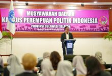 Sekda Jufri Buka Musda KPPI Sulsel, Dorong Penguatan Peran Perempuan dalam Politik