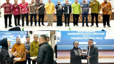 Perkuat Sinergi, Wali Kota Palu Hadianto Rasyid Kunjungan Silaturahmi dengan Wali Kota Bontang