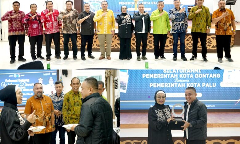 Perkuat Sinergi, Wali Kota Palu Hadianto Rasyid Kunjungan Silaturahmi dengan Wali Kota Bontang