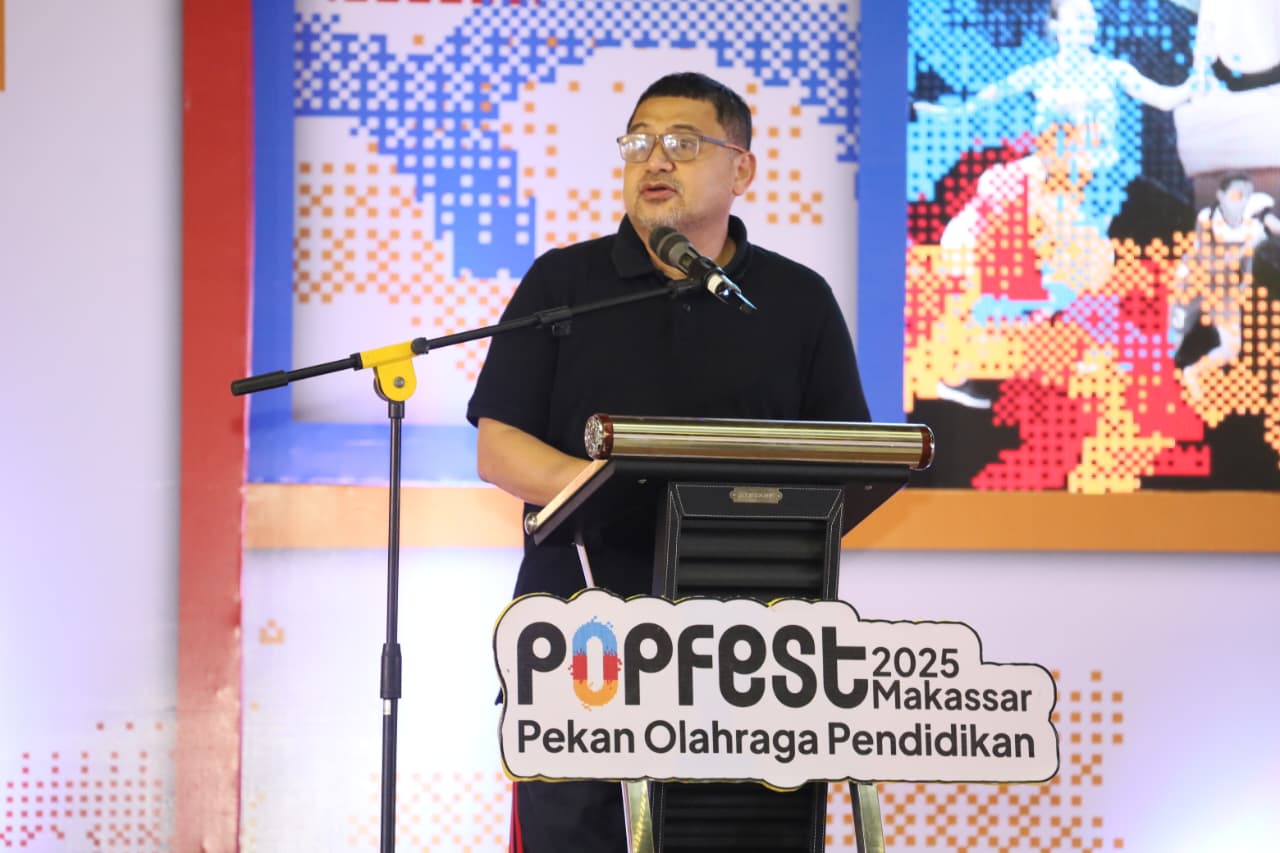 Wali Kota Makassar Buka POP FEST 2025 dan Tekankan Sportivitas Pelajar